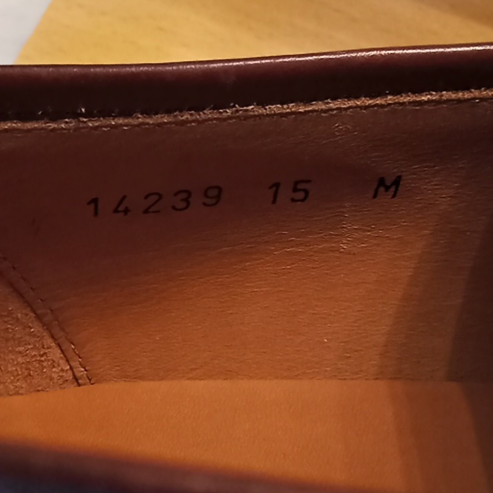 MAGNANNI Penny Loafers. Cognac. Made in Spain. Size 15. Like New Condition. - Picture 8 of 16